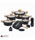سرویس قابلمه 22 پارچه گرانیتی دلمونتی مدل DL 1150