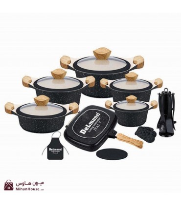 سرویس قابلمه 22 پارچه گرانیتی دلمونتی مدل DL 1150