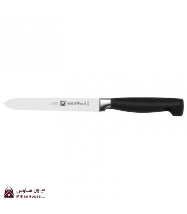 سرویس چاقوی آشپزخانه 7 پارچه زولینگ مدل FOUR STAR SELF-SHARPENING BLOCK SET