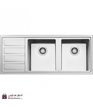 سینک ظرفشویی اسمگ مدل    LD116S-2